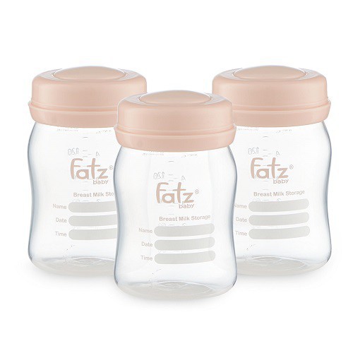 BỘ 3 BÌNH TRỮ SỮA 150ml cổ rộng FATZ BABY FB0120N