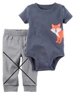 Áo Bodysuit Carters xuất dư