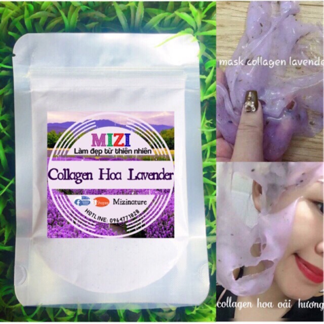 Mặt Nạ Collagen Lavender Đẹp Da - Mỹ Phẩm Handmade