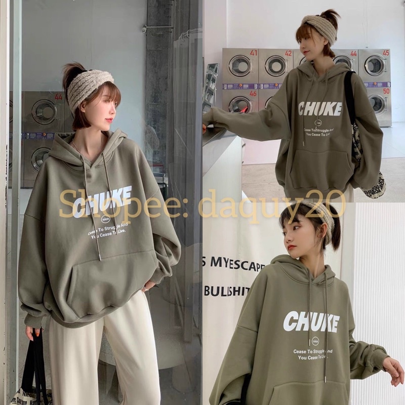 [HODIE]Áo nỉ Hodie hình cool ngầu 🌸DAQUY20🌸áo nỉ hình hoa văn màu nâu cực độc