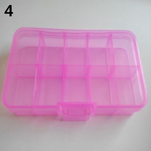 Hộp nhựa đựng thuốc 10 ô đa chức năng thuận tiện