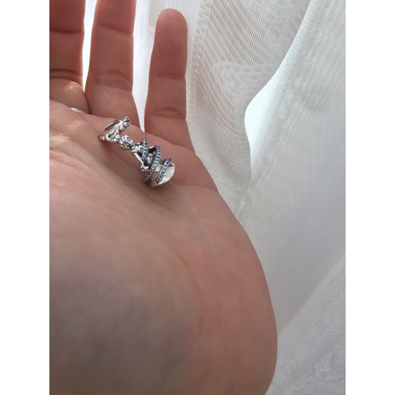 Charm treo công chúa Lọ Lem Cindrella và charm treo lâu đài tiên Tinker Bell