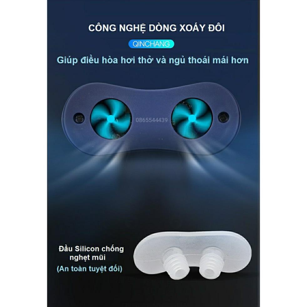 Máy chống ngáy công nghệ dòng xoáy kép lọc khí 2in1 cao cấp (BH:12 tháng)