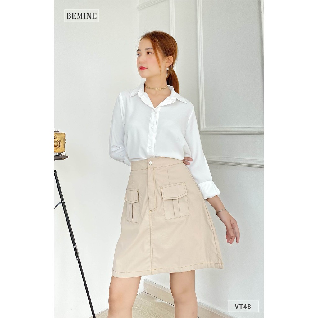 Chân váy chỉ nổi 2 túi BEMINE VT48DA