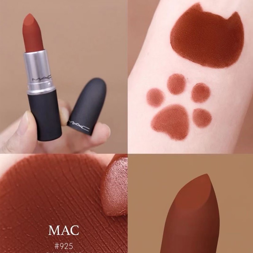 Son Mac Chính Hãng, Son Mac Limited Powder Kiss Lipstick, Rettro Matte Full Size 3g đủ màu có bill