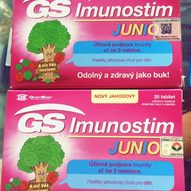GS IMUNOSTIM JUNIOR-Tăng miễn dịch cho bé-phòng các bệnh về đường hô hấp