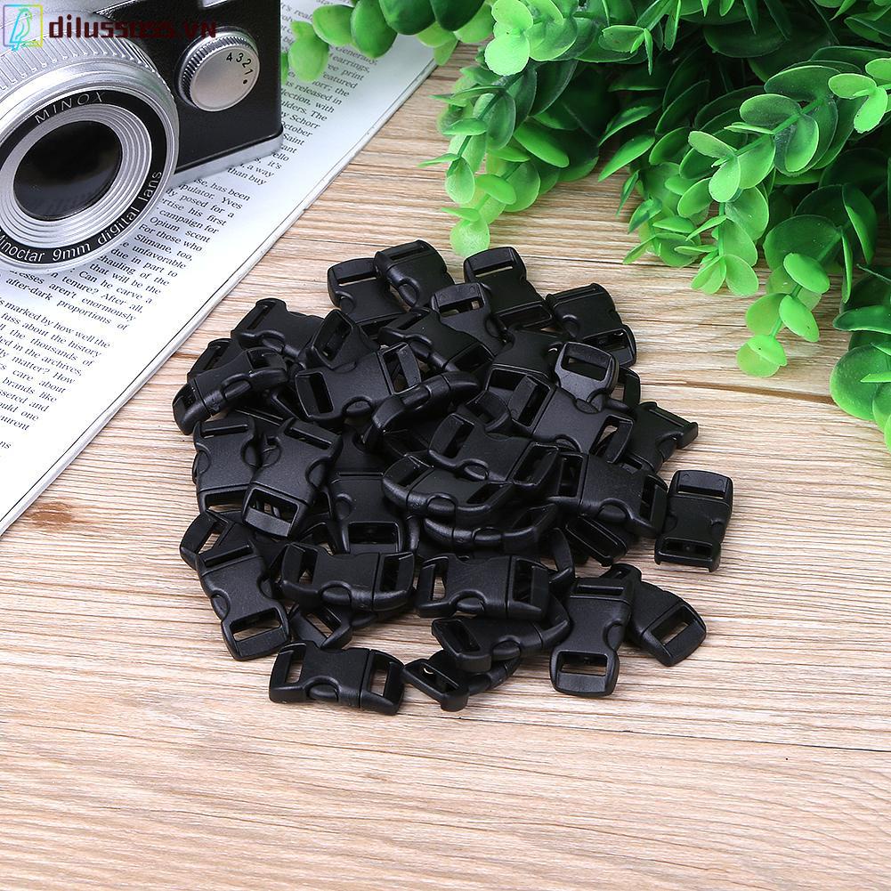 Bộ 50 khóa cài 10mm chuyên dụng cho vòng tay Paracord