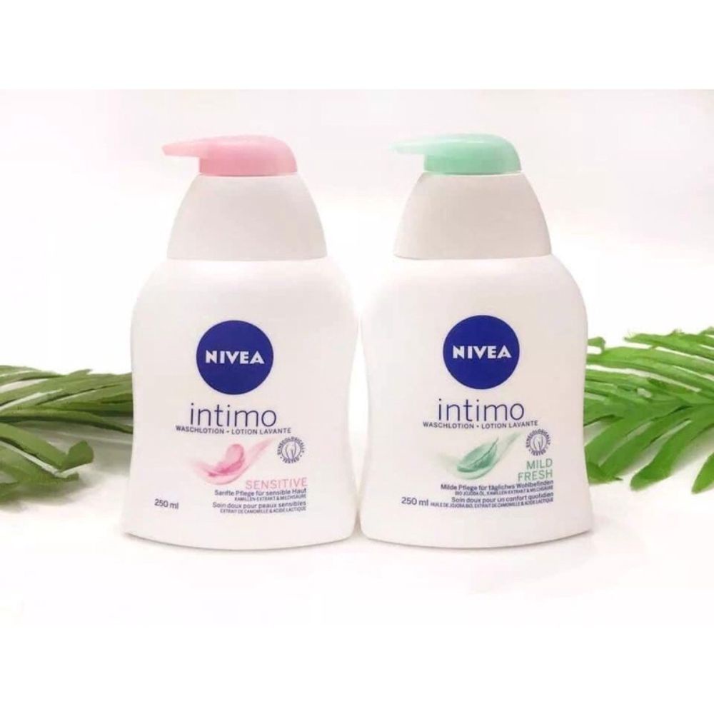 Dung dịch vệ sinh phụ nữ Nivea Intimo Mild Fresh 250ml, Hàng nội địa Đức - Shop Lavenic
