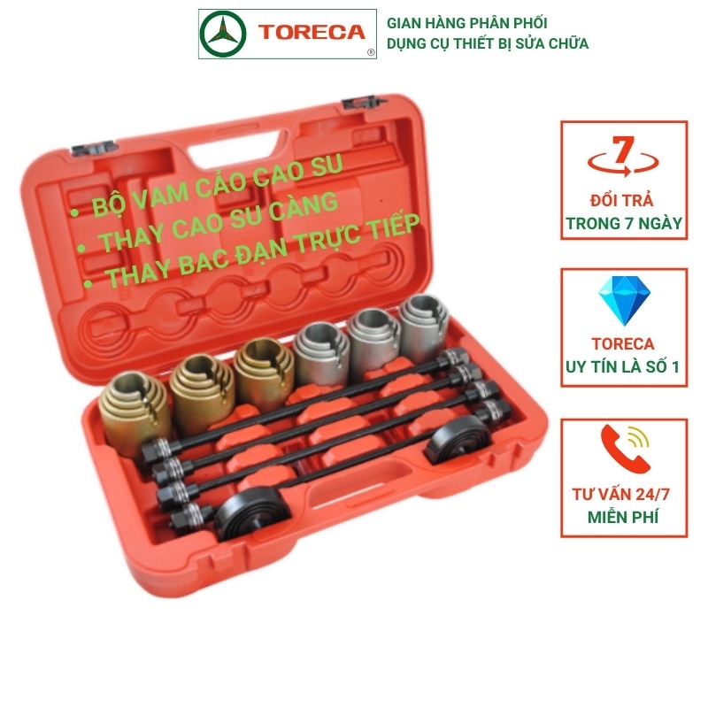 Bộ vam cao su càng A, cảo bạc đạn TORECA
