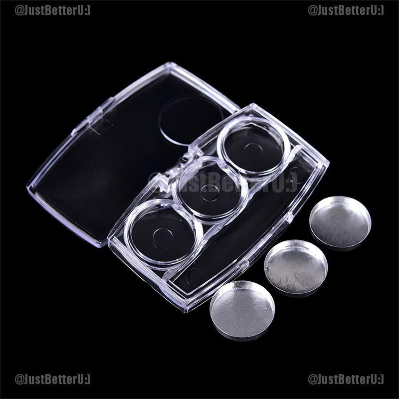 [Hàng mới về] Hộp Rỗng 3 Ngăn Đựng Phấn Mắt / Má Hồng Tiện Dụng | BigBuy360 - bigbuy360.vn