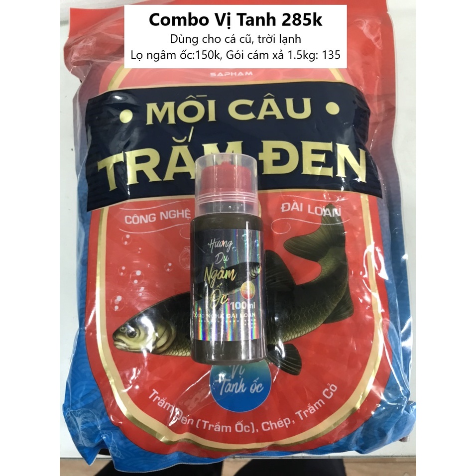 Lọ tinh mùi hương liệu ngâm ốc câu trắm đen sapham
