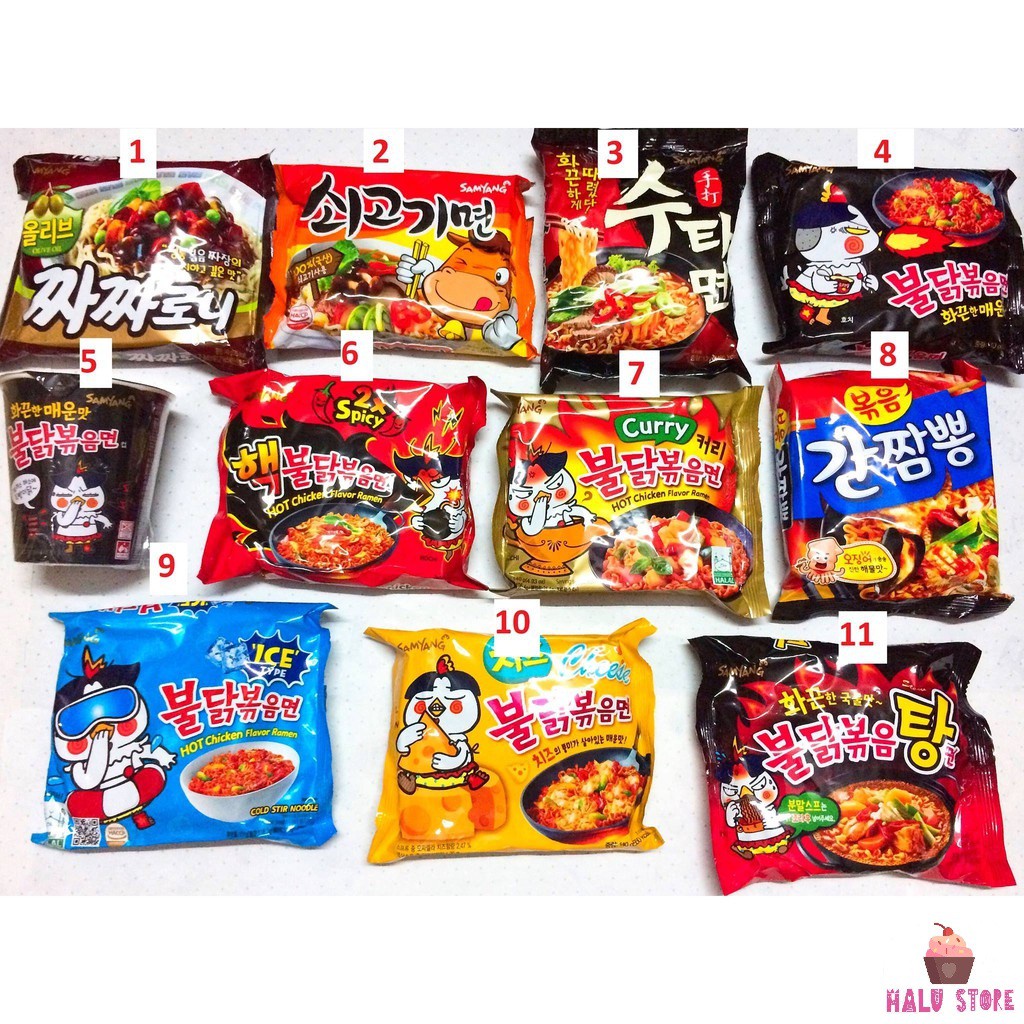 Mì Gà Cay Samyang Hàn Quốc gói 140g