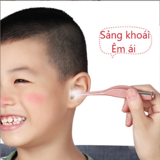 Bộ Lấy Ráy Tai Đèn LED, Dụng Cụ Lấy Ráy Tai Mũi Chuyên Nghiệp An Toàn Có Đèn Thông Minh Cao Cấp Dùng Cho Cả Gia Đình