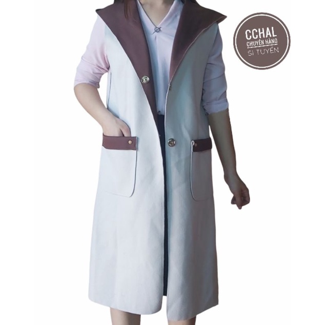 Áo da lộn có mũ đằng sau. Ảnh shop tự chụp | BigBuy360 - bigbuy360.vn