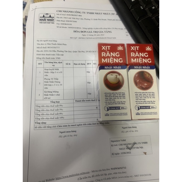 Nước ngậm răng miệng Nhất Nhất - Hỗ trợ giảm nhanh đau răng, bảo vệ răng chắc khoẻ