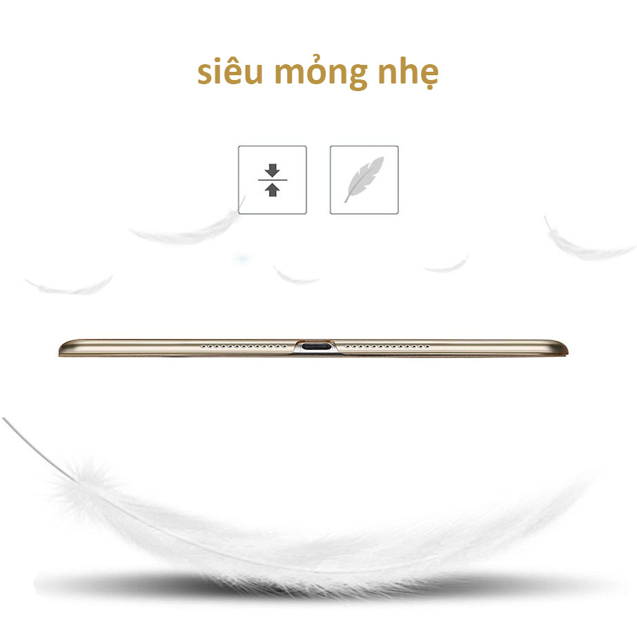 Vỏ iPad Vỏ iPad siêu mỏng nhẹ với Vỏ sau cứng mờ mờ Chế độ ngủ tự động thông minh