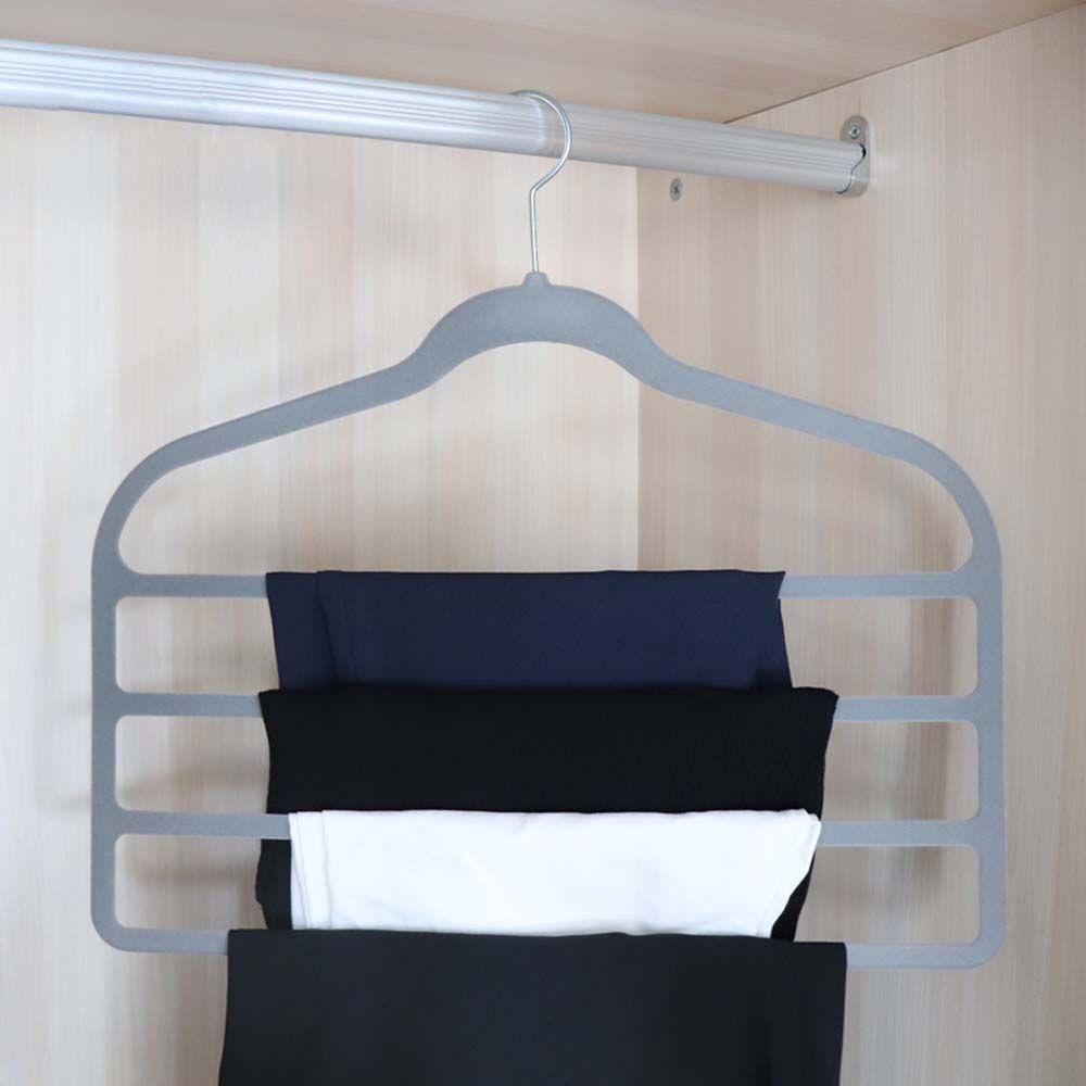 Móc Treo Quần Áo Vải Nhung Đa Năng Không Trượt