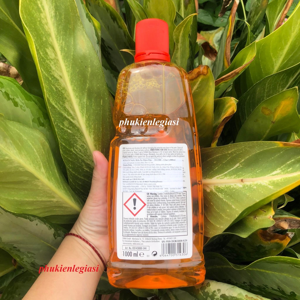 Xà Bông Xà Phòng Rửa Xe Sonax Gloss Shampoo