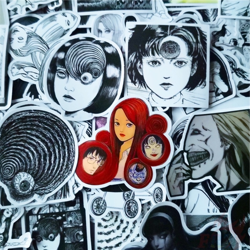Sticker Tomie - Sticker Junji Ito - Horror sticker hình dán uzumaki tomie soichi ito junji