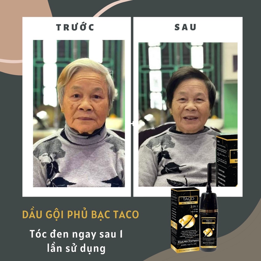 Dầu gội phủ bạc SKG dầu gội nhuộm thảo dược dành cho tóc bạc