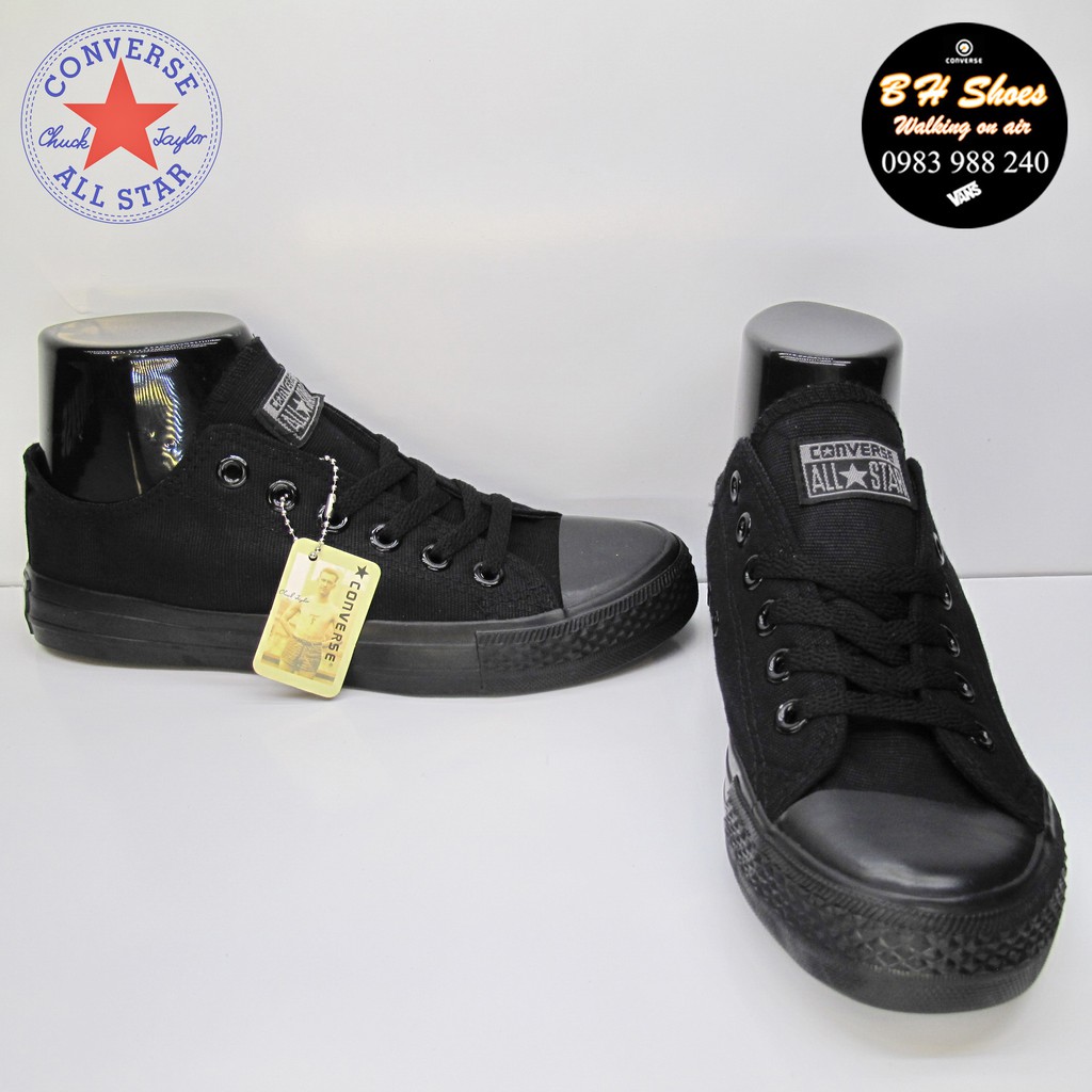 [Hộp CV] Giày CV Converse classic cổ thấp cổ điển vải canvas nam nữ cao cấp đầy đủ tem, tag, tặng kèm hộp hãng.