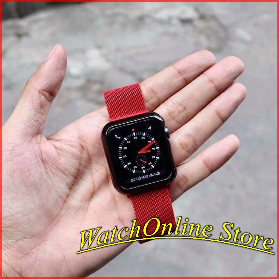 [Seri 1/2/3/4/5/6] Dây thép lưới không gỉ cho Apple Watch / Dây nam châm Apple Watch 38 40 42 44mm