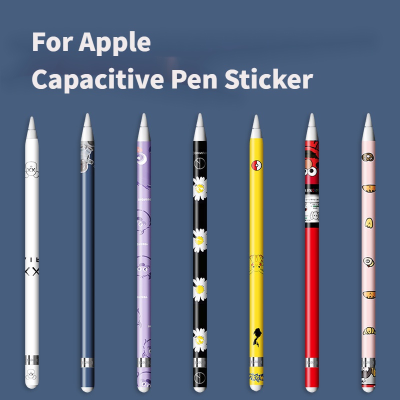 Miếng Dán Mờ Chống Trượt Họa Tiết Hoạt Hình Cho Bút Cảm Ứng Điện Dung Apple iPad