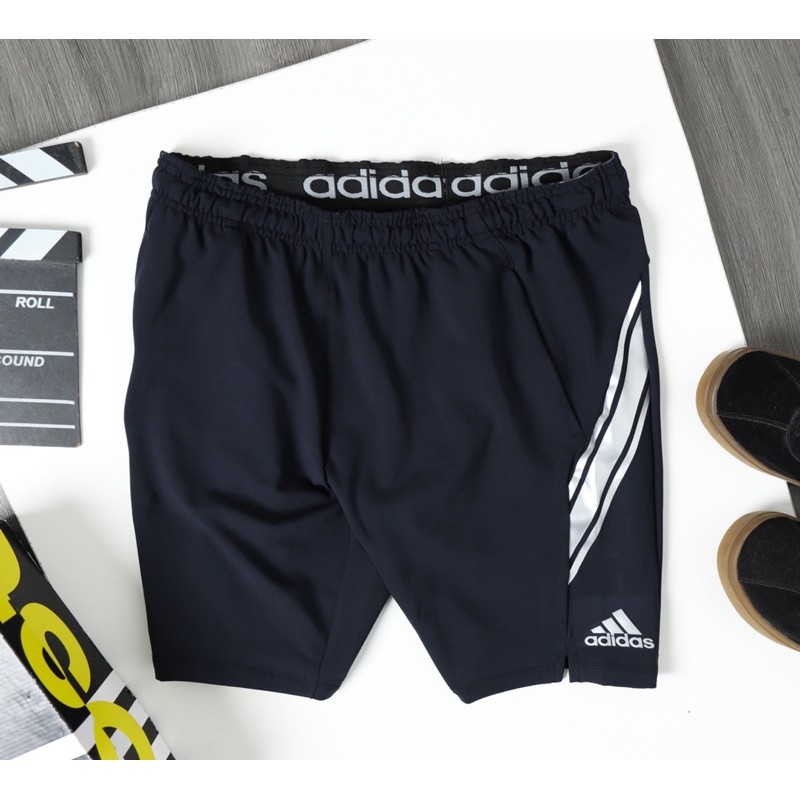 QUẦN SHORT THỂ THAO VẢI DƯ VNXK LOGO PHẢN QUANG CỰC ĐẸP