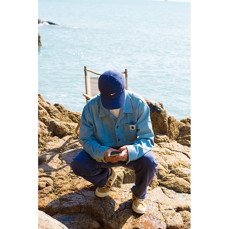 IRTH carhartt Carhart autumn and winter retro hip-hop washed denim trendy loose jacket for couples men and women 2021