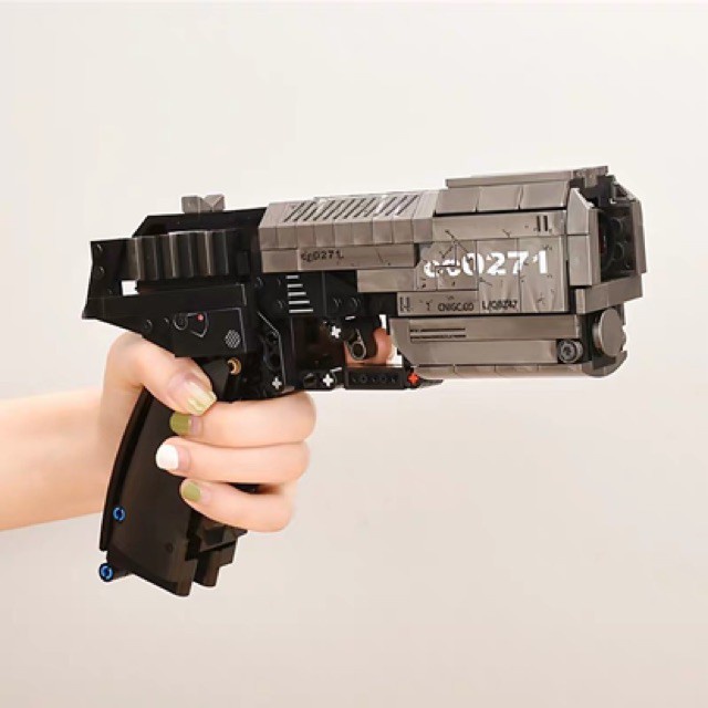 Đồ Chơi Lắp Ghép LEGO Mô Hình Súng Lục DESERTEAGLE Sembo Block PUBG 704301 Với 431 Mảnh Ghép