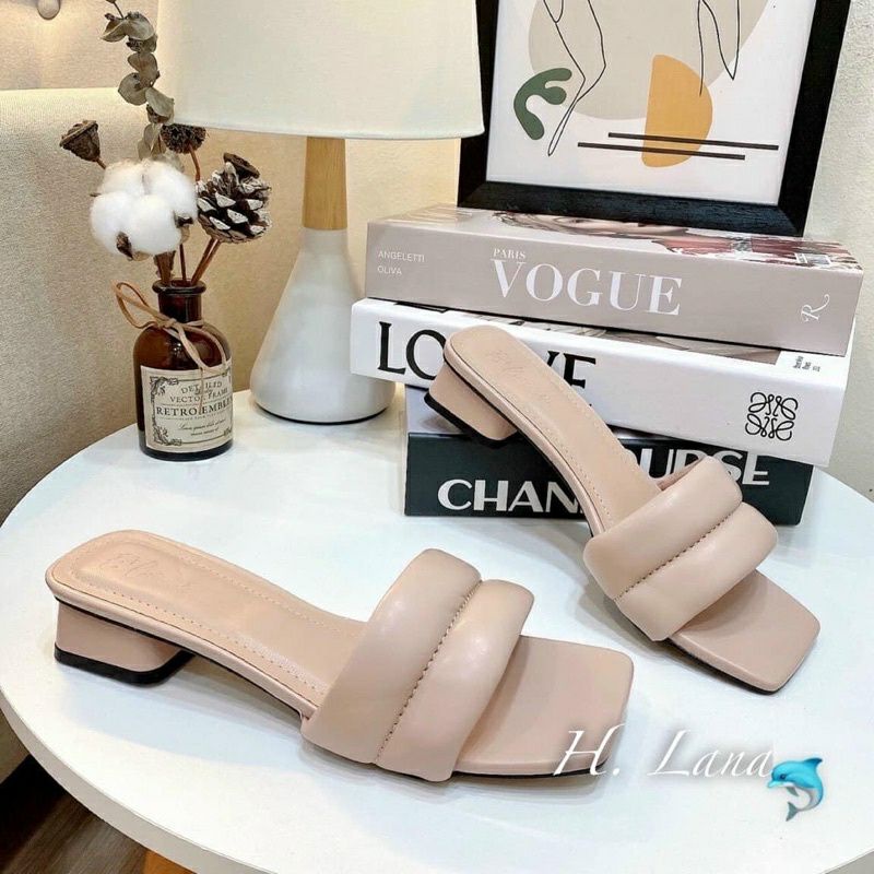Dép quai ngang/ guốc quai ngang, quai phồng 3p siêu xinh