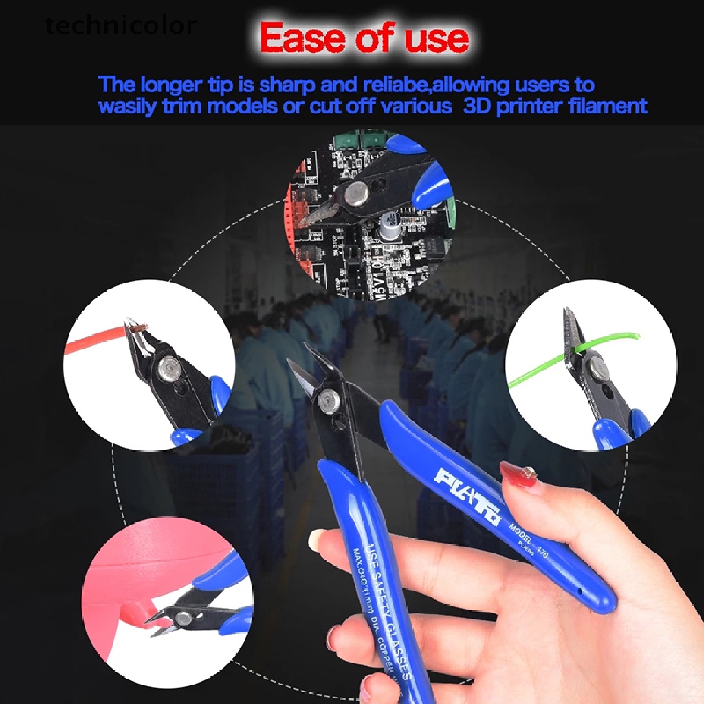 Kìm Cắt Dây Điện 170 Độ Chuyên Dụng DIY