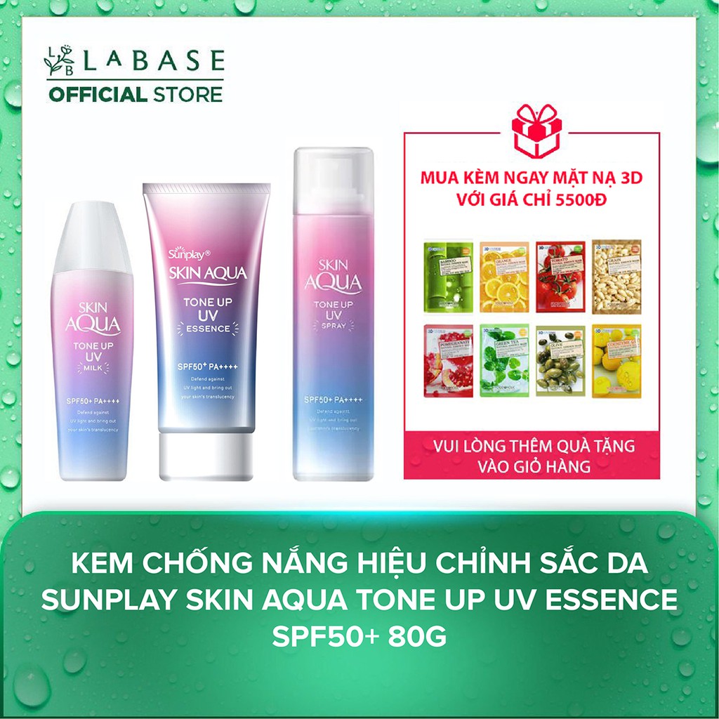 Kem Chống Nắng Hiệu Chỉnh Sắc Da Sunplay Skin Aqua Tone Up UV Essence