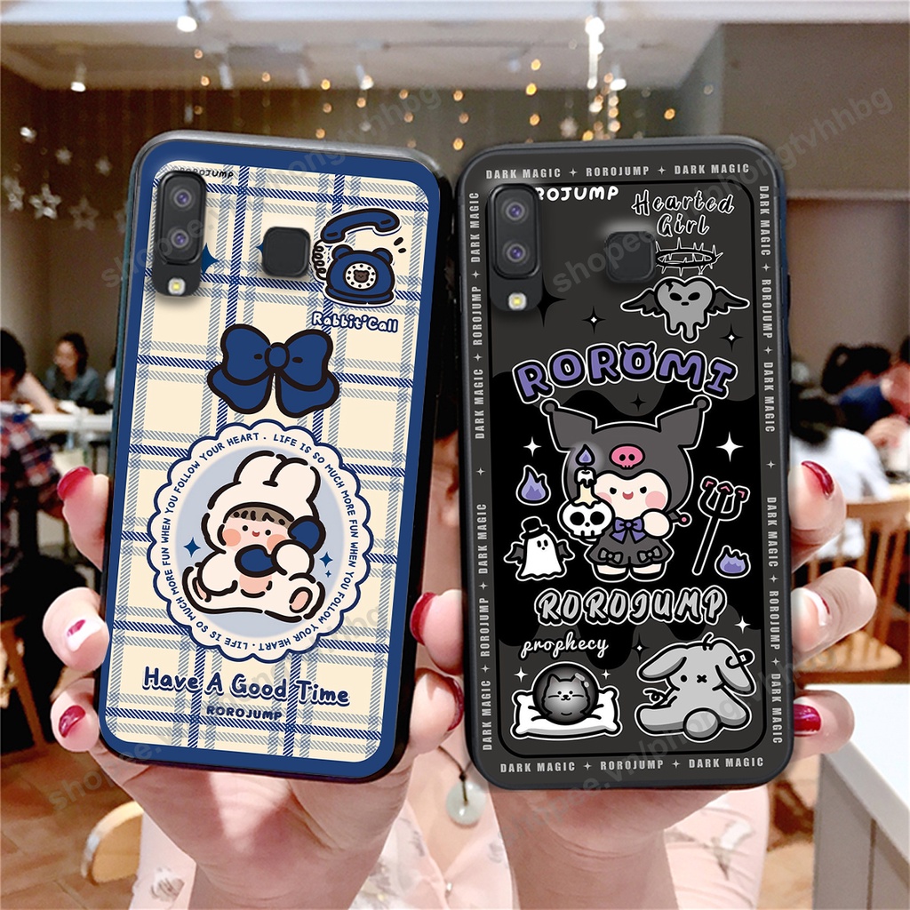 Ốp lưng Samsung A8 STAR-Samsung A9 STAR gấu bo viền cực đẹp cute siêu hot