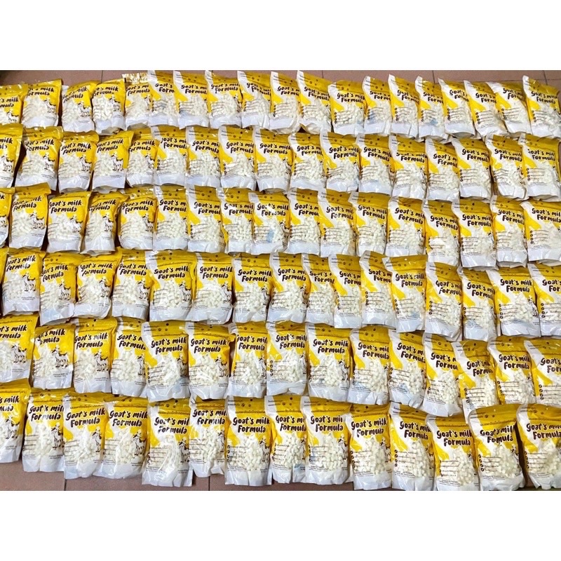 Xương thưởng sữa dê bổ sung canxi , vitamin , khoáng Goat's milk formula 500g cho chó mèo