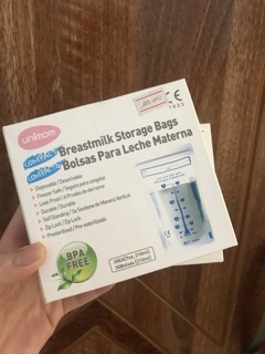 Combo 2 hộp Túi trữ sữa unimom