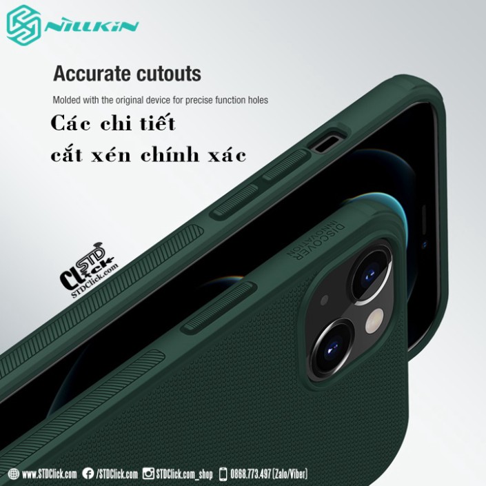 ỐP LƯNG IPHONE 13 NILLKIN NHỰA CỨNG VIỀN DẺO CHÍNH HÃNG - HÀNG CHUẨN