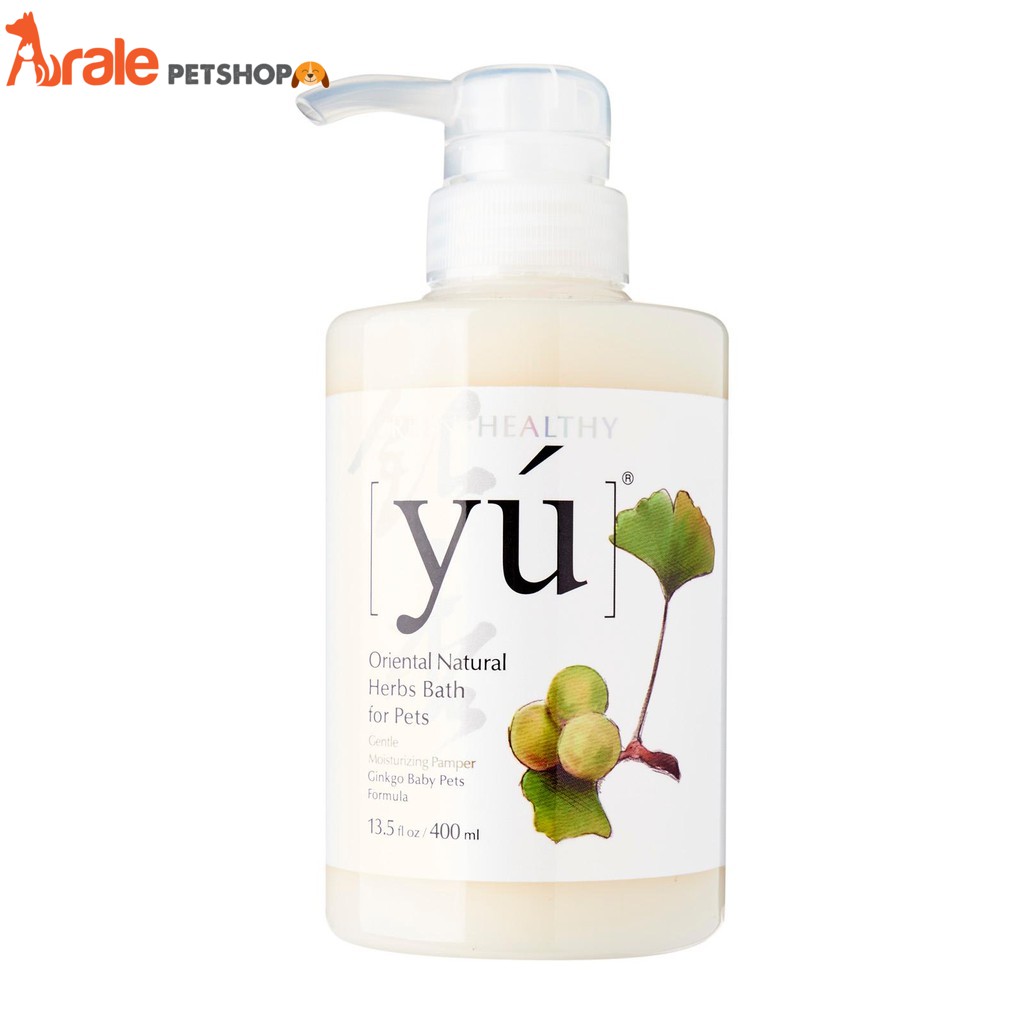 SỮA TẮM YU KHỬ MÙI , DƯỠNG LÔNG , SIÊU THƠM CHO CHÓ MÈO 400ML