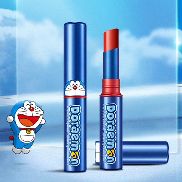 Son Môi Màu Lì Colorkey Lâu Trôi In Hình Doraemon 3.5g