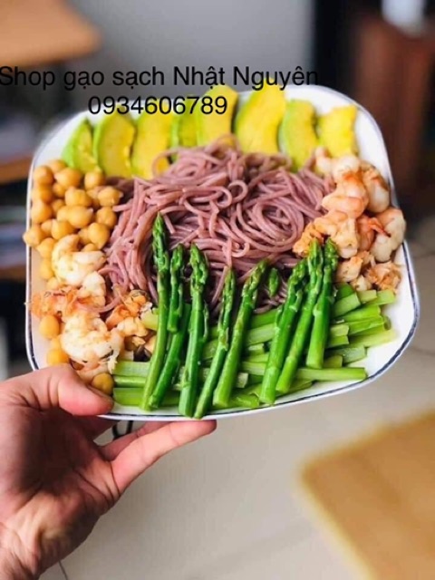 1kg Bún Gạo Lứt Đỏ Hoàng Minh (Bún Khô Sạch Tốt Cho Sức Khoẻ) | BigBuy360 - bigbuy360.vn