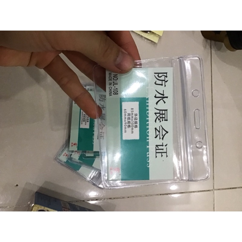 Bao đựng thẻ học sinh, bao thẻ tên 7cm x 10cm