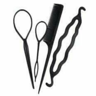 Bộ dụng cụ búi tóc 4 món