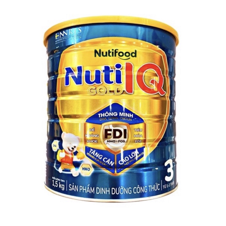 Sữa bột Nuti IQ Gold 3 1,5kg NutiFood