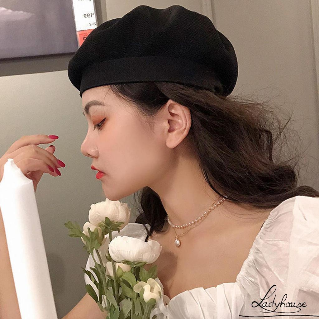 Vòng cổ hợp kim hai lớp đính ngọc trai nhân tạo thời trang dành cho nữ