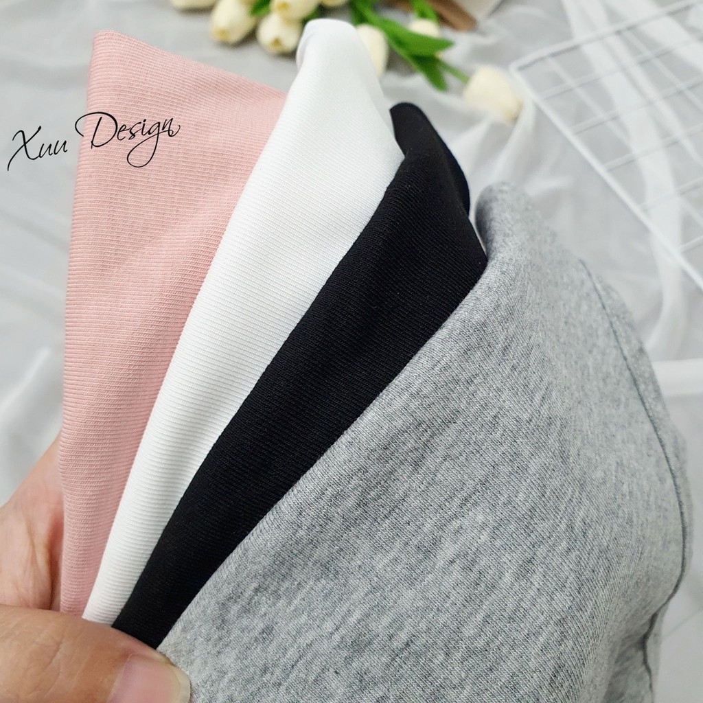 Áo croptop body trơn ba lỗ chất cotton co dãn XUU DESIGN AD05