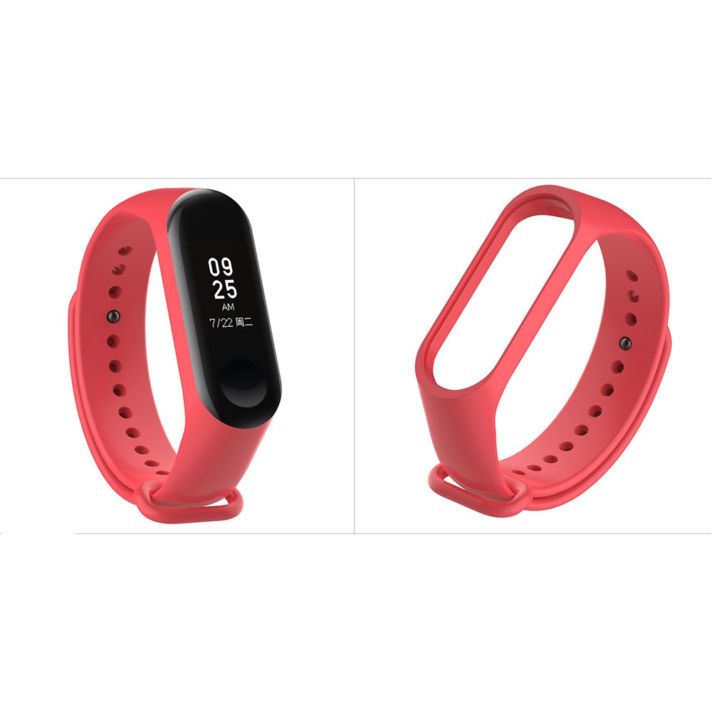 15 màu sắc dây đeo cổ tay cho Xiaomi Mi Band3, Miband 3, Miband 4 miband4 Silicone