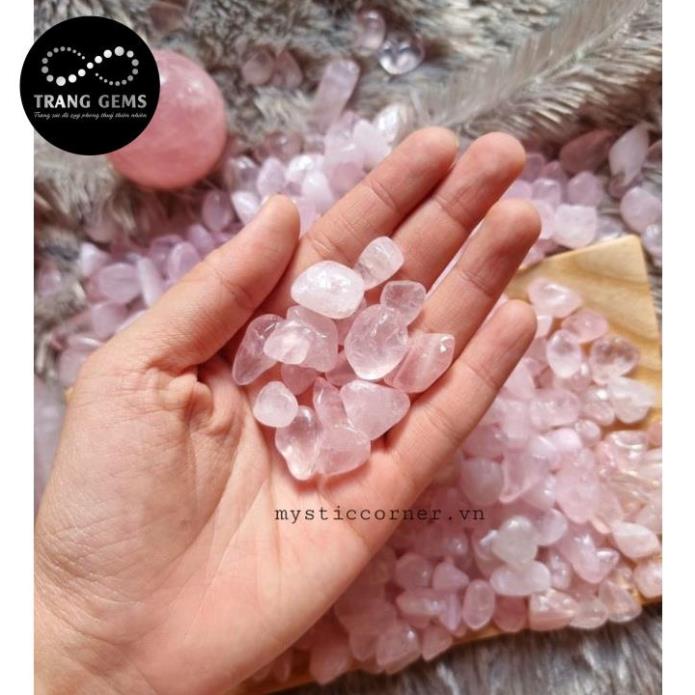 Vụn đá thach anh Hồng , đá thanh tẩy trong Tarot, Reiki, thiền định, phong thủy