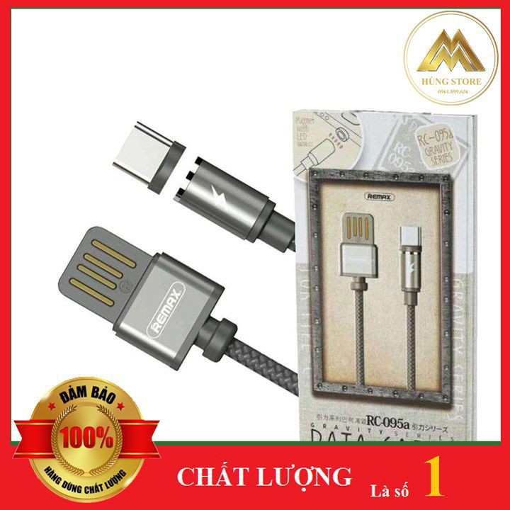 CÁP SẠC NAM CHÂM REMAX RC - 095A CỔNG TYPE C -  -Tongkho99