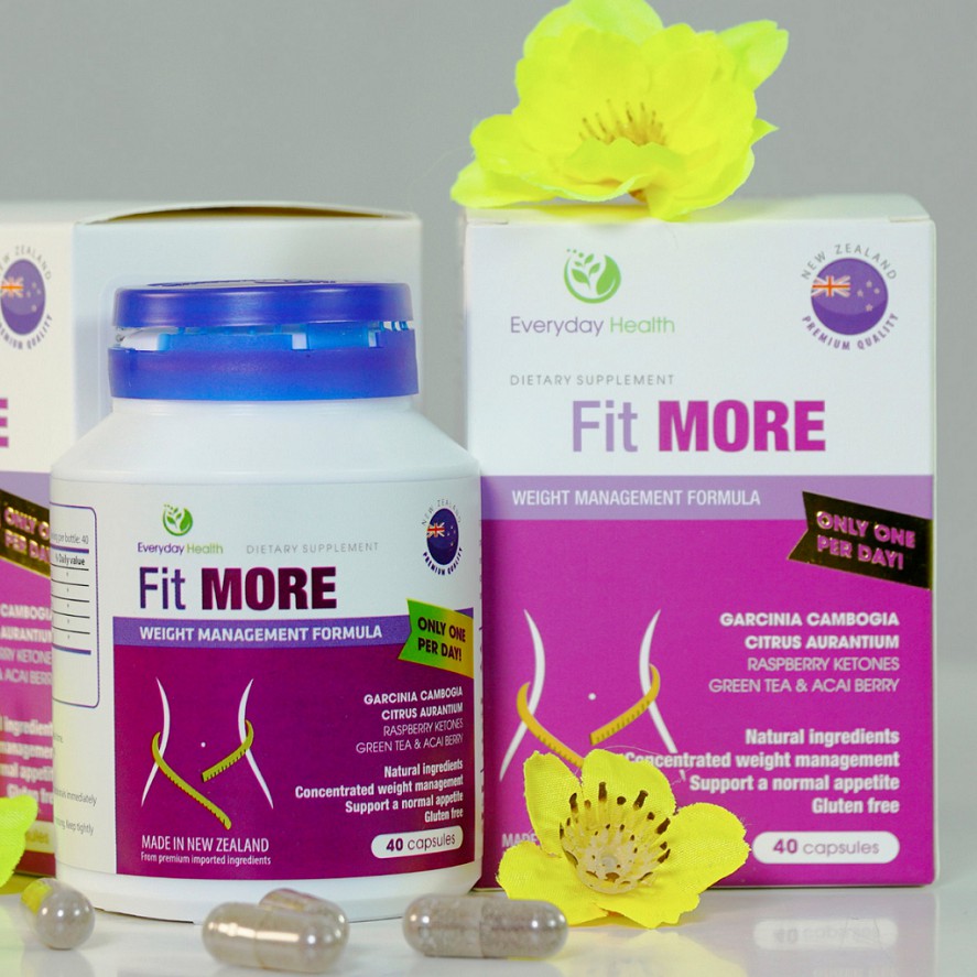 {Nhập Newzealand} FIT MORE – Hỗ trợ giảm cân, giảm béo, tăng cường chuyển hóa chất béo an toàn hiệu quả (40 viên)