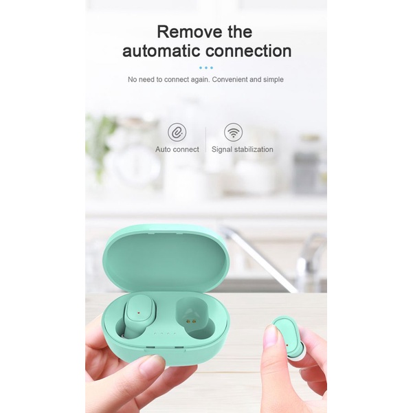 Tai nghe không dây TWS Airdots A6s Bluetooth BT5.0 chống ồn có micro và hộp sạc